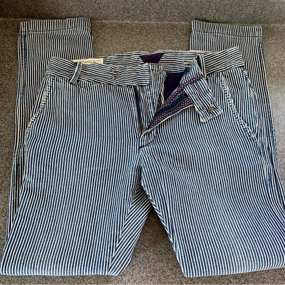 Diesel Denim - Diesel Chi Fit Slim Thigh Adjustable Striped Women’s Jeans Size 27